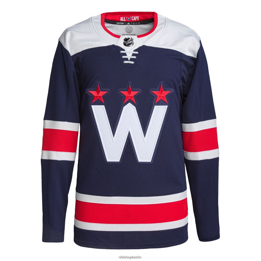 Männer NHL Washington Capitals adidas Navy Alternative Authentic Pro Trikot Kleidung BF680T1437