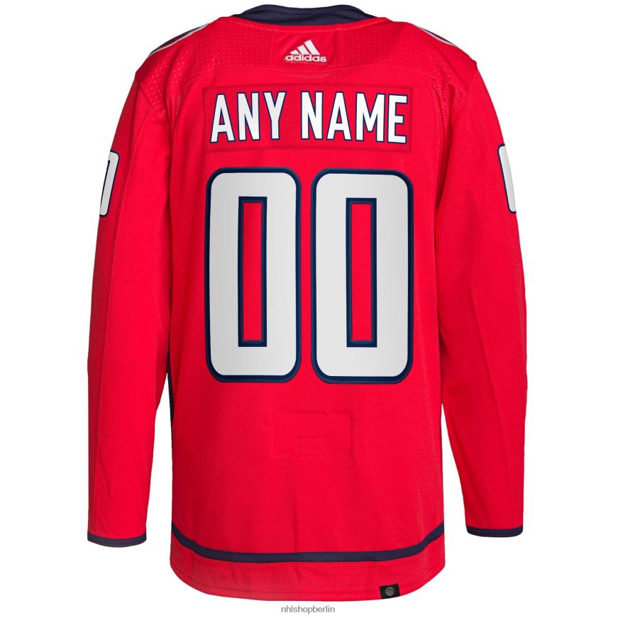 Männer NHL Washington Capitals adidas Red Home Primegreen Authentic Pro Custom Trikot Kleidung BF680T2186