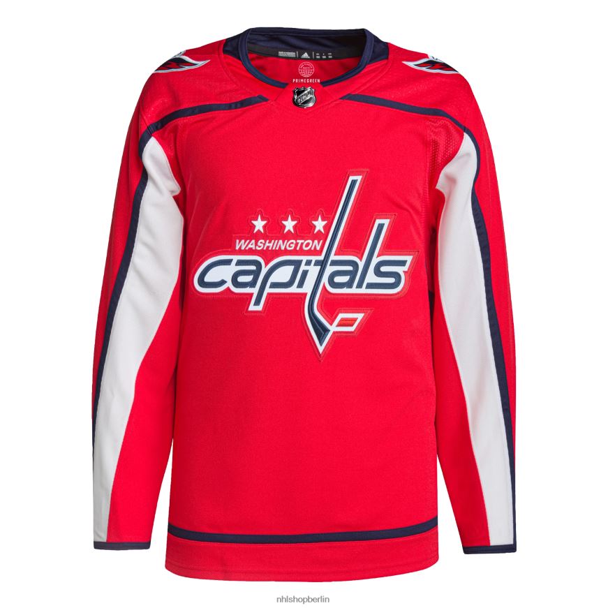 Männer NHL Washington Capitals adidas Red Home Primegreen authentisches Pro-Trikot Kleidung BF680T1611