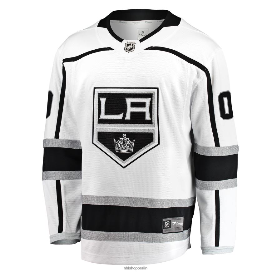 Männer NHL Weißes Abtrünnigen-Auswärtstrikot der Los Angeles Kings mit Fanatics-Logo Kleidung BF680T481