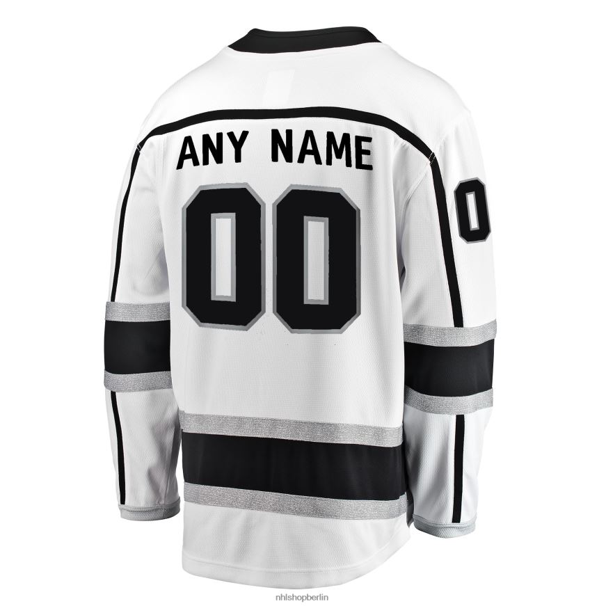 Männer NHL Weißes Abtrünnigen-Auswärtstrikot der Los Angeles Kings mit Fanatics-Logo Kleidung BF680T481