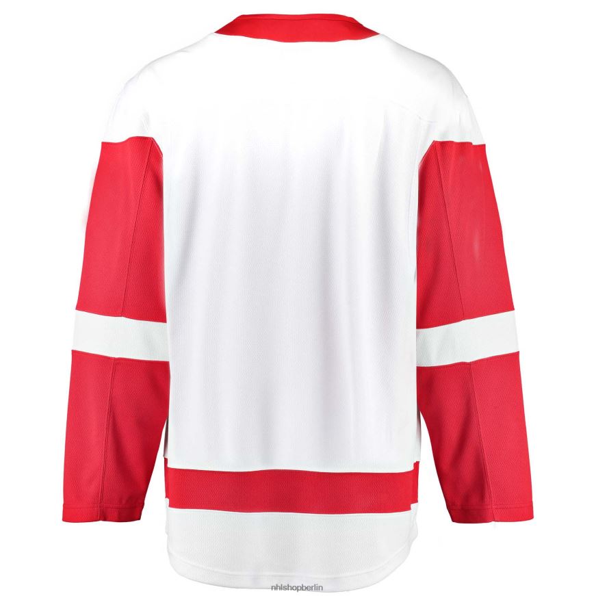 Männer NHL Weißes Breakaway-Auswärtstrikot mit Fanatics-Logo der Detroit Red Wings Kleidung BF680T1172