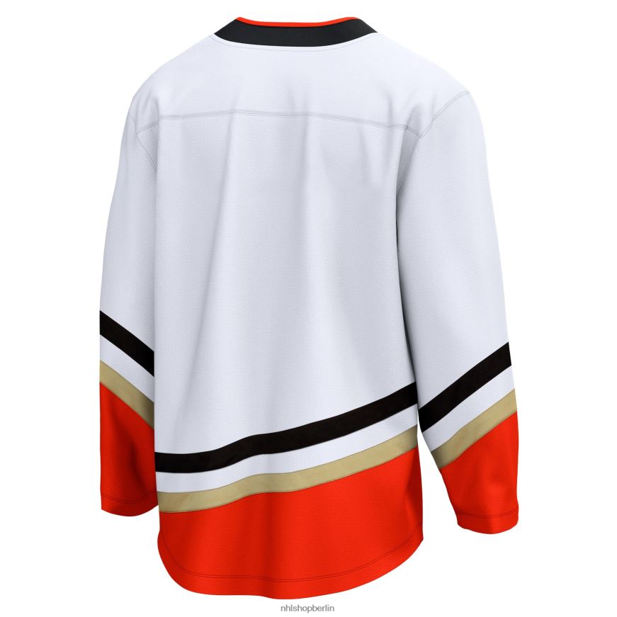 Männer NHL Weißes Special Edition 20 Breakaway Blanko-Trikot der Anaheim Ducks mit Fanatics-Logo Kleidung BF680T189