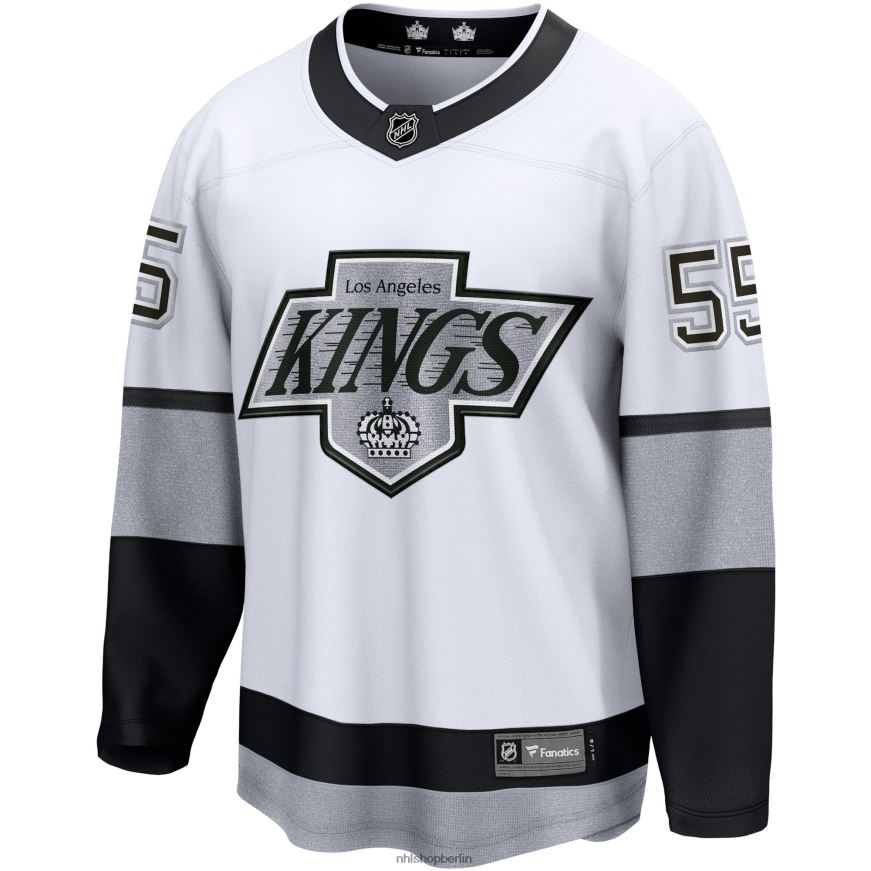 Männer NHL Weißes alternatives Premier-Breakaway-Spielertrikot der Los Angeles Kings Quinton Byfield Fanatics Kleidung BF680T1292