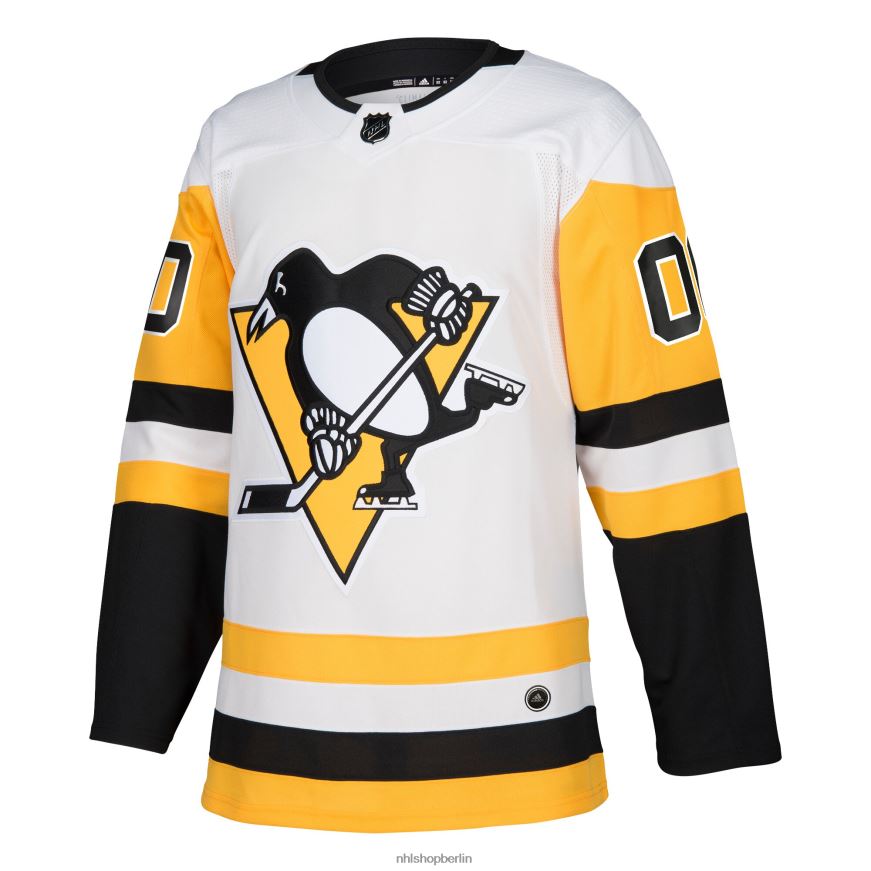 Männer NHL Weißes authentisches individuelles Trikot der Pittsburgh Penguins von adidas Kleidung BF680T1968