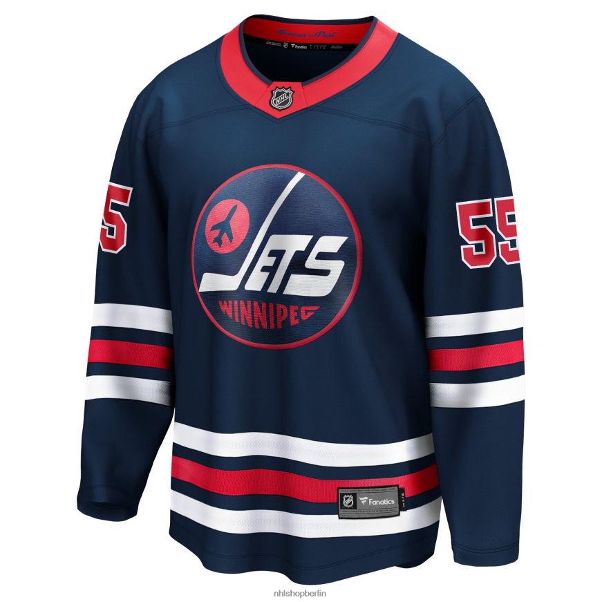 Männer NHL Winnipeg Jets Mark Scheifele Fanatics gebrandetes alternatives Premier-Breakaway-Spielertrikot 2021/22 Kleidung BF680T1448