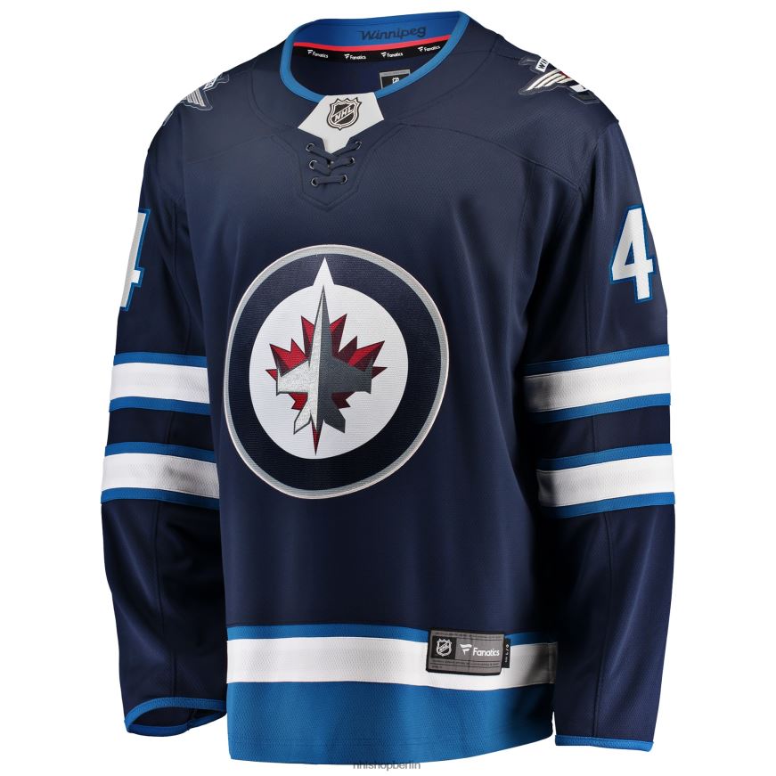 Männer NHL Winnipeg Jets Neal Pionk Fanatics-Heimtrikot für Breakaway-Spieler in Marineblau Kleidung BF680T1622