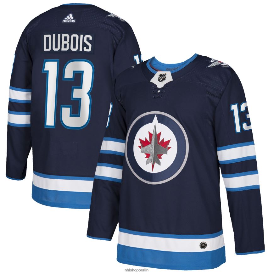 Männer NHL Winnipeg Jets Pierre-Luc Dubois adidas Marineblaues authentisches Heimspielertrikot Kleidung BF680T2015