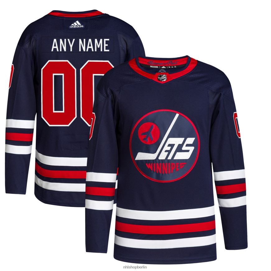 Männer NHL Winnipeg Jets adidas 2021/22 Alternative Primegreen Authentic Pro Custom Trikot Kleidung BF680T2024