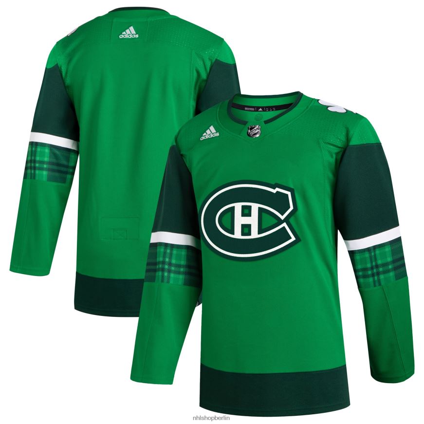 Männer NHL adidas kelly green 2023 st Patricks Day Primegreen authentisches Trikot Kleidung BF680T1267