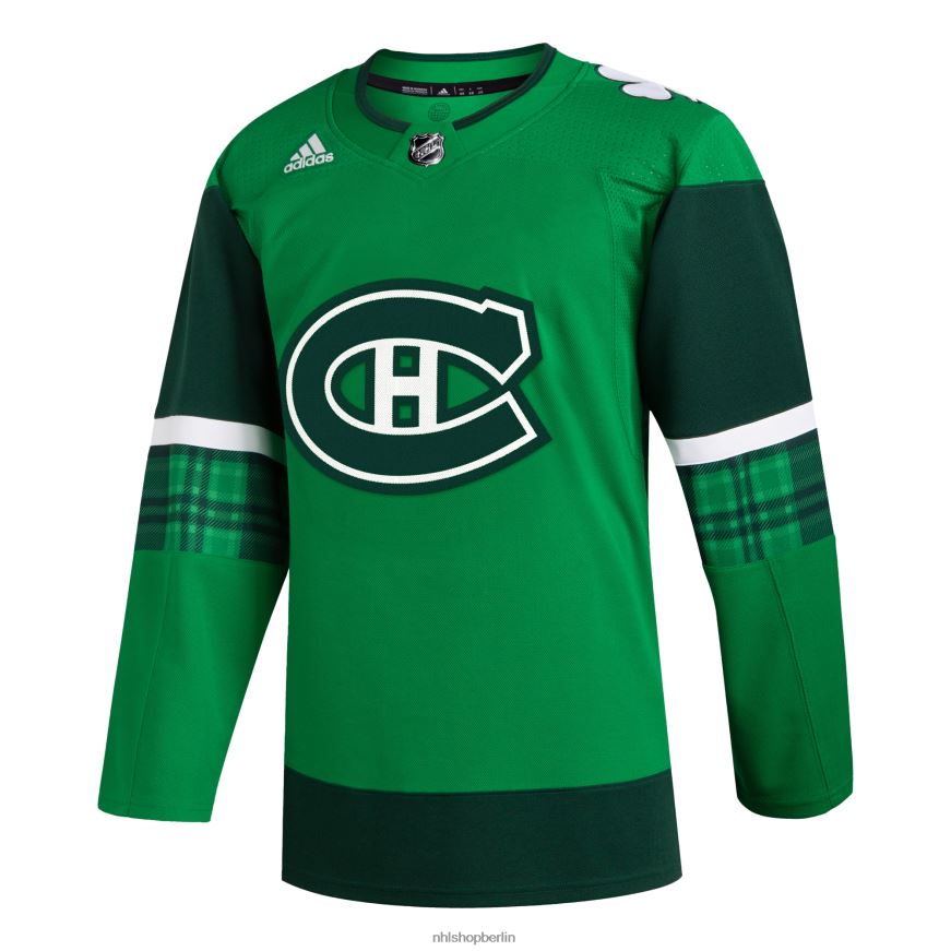 Männer NHL adidas kelly green 2023 st Patrick\s Day Primegreen authentisches Trikot Kleidung BF680T1267