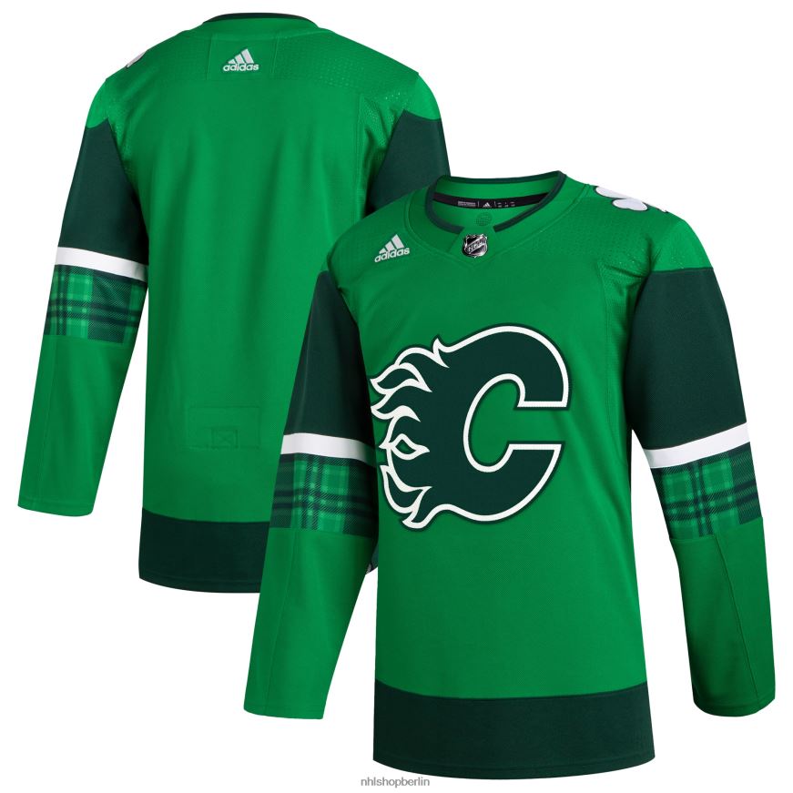 Männer NHL adidas kelly green 2023 st Patricks Day Primegreen authentisches Trikot Kleidung BF680T1528