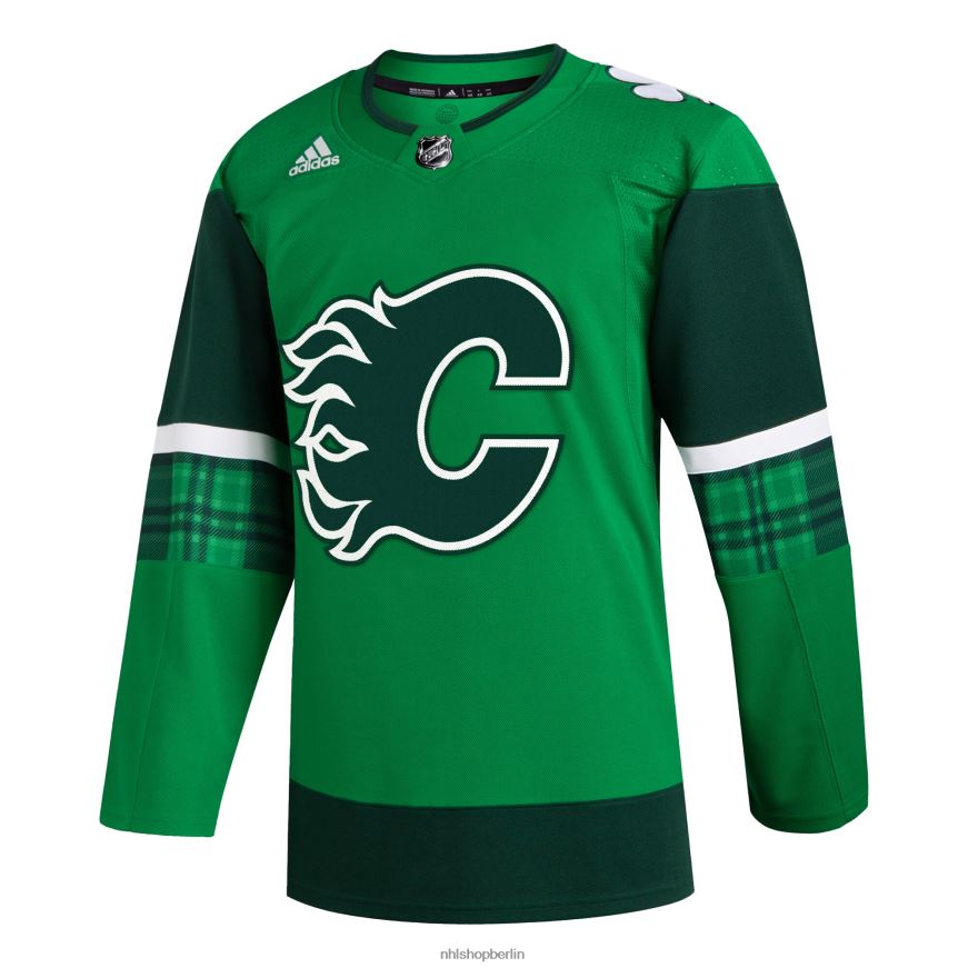 Männer NHL adidas kelly green 2023 st Patrick\s Day Primegreen authentisches Trikot Kleidung BF680T1528