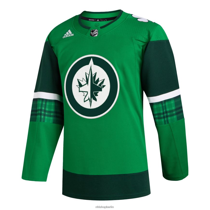 Männer NHL adidas kelly green 2023 st Patrick\s Day Primegreen authentisches Trikot Kleidung BF680T1529