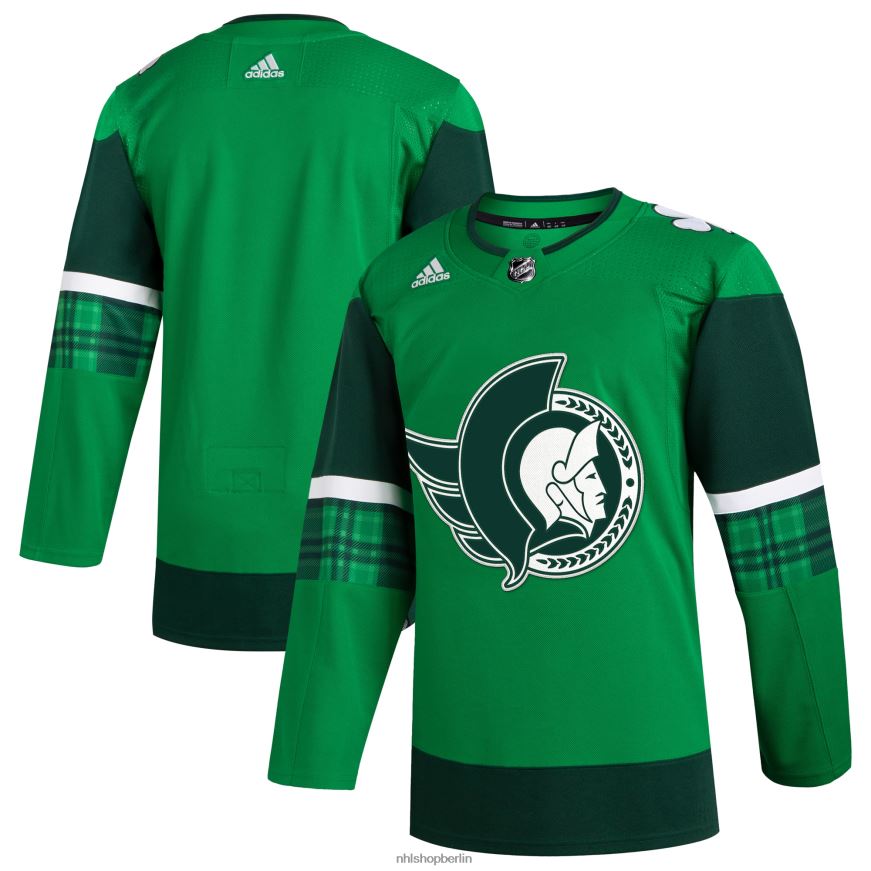 Männer NHL adidas kelly green 2023 st Patricks Day Primegreen authentisches Trikot Kleidung BF680T1924