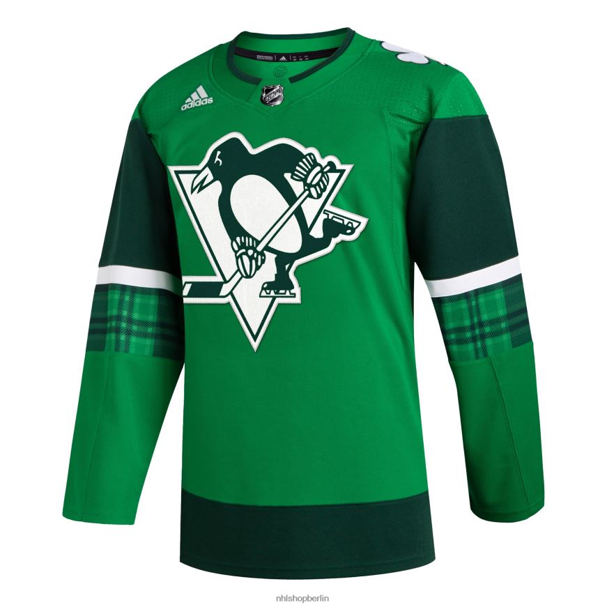 Männer NHL adidas kelly green 2023 st Patrick\s Day Primegreen authentisches Trikot Kleidung BF680T322