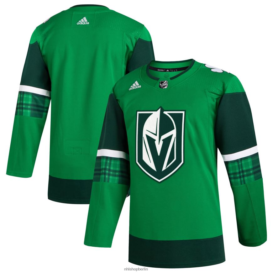 Männer NHL adidas kelly green 2023 st Patricks Day Primegreen authentisches Trikot Kleidung BF680T355