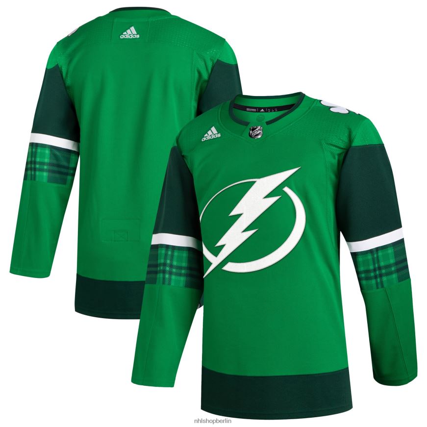 Männer NHL adidas kelly green 2023 st Patricks Day Primegreen authentisches Trikot Kleidung BF680T399