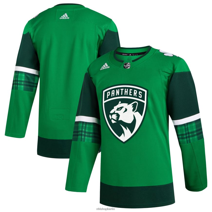 Männer NHL adidas kelly green 2023 st Patricks Day Primegreen authentisches Trikot Kleidung BF680T732