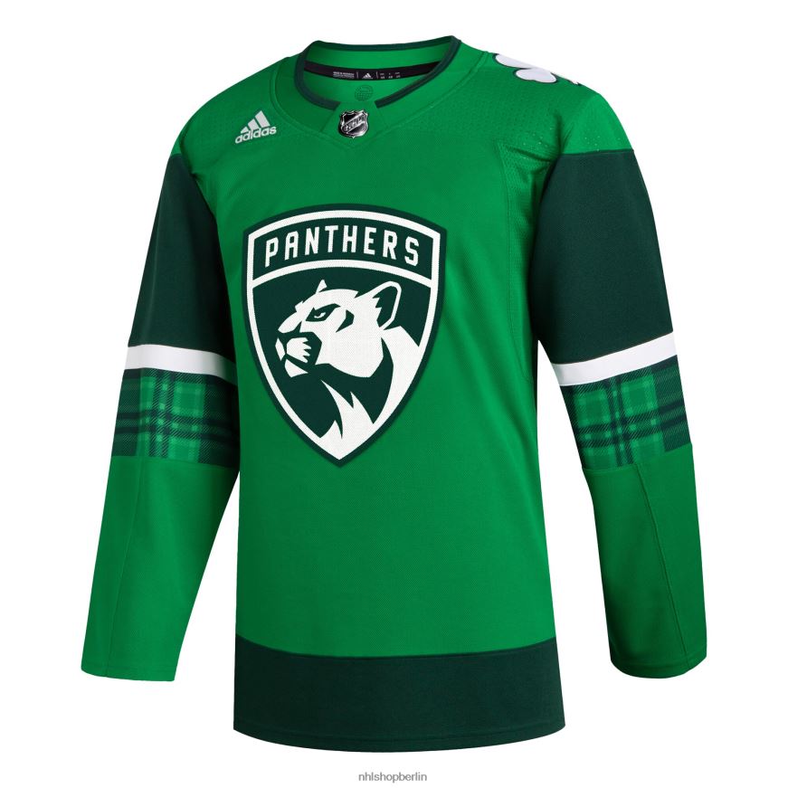 Männer NHL adidas kelly green 2023 st Patrick\s Day Primegreen authentisches Trikot Kleidung BF680T732