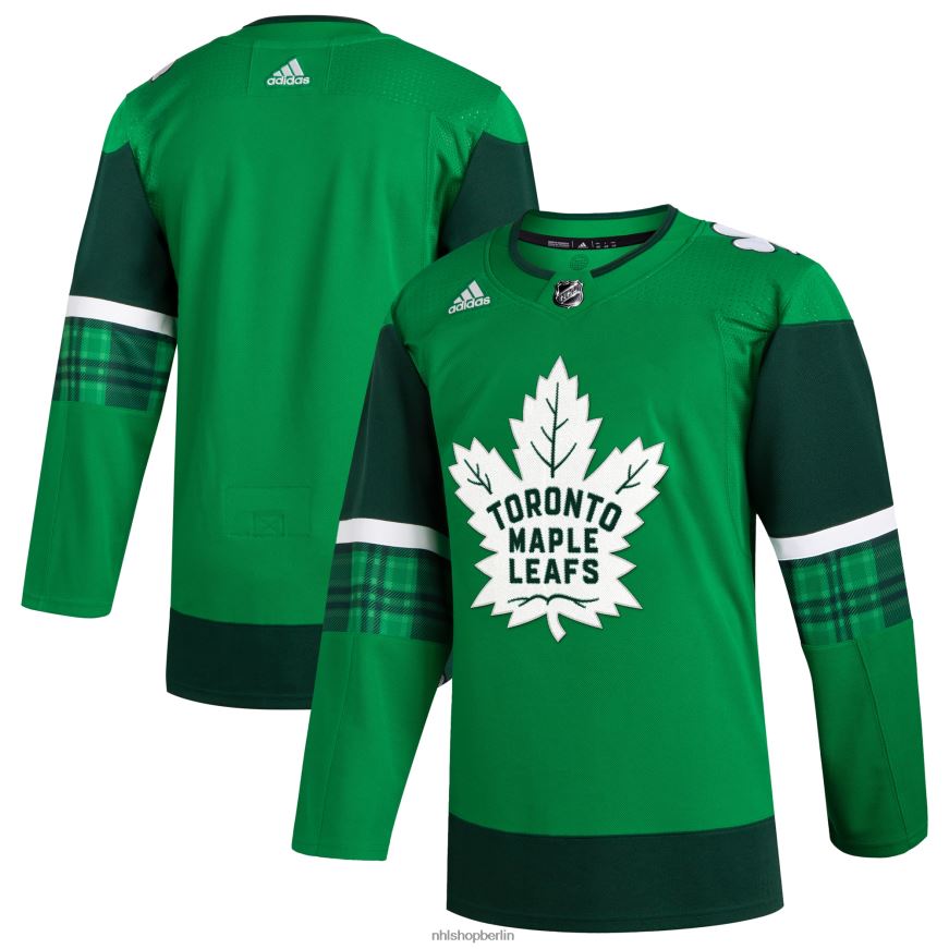 Männer NHL adidas kelly green 2023 st Patricks Day Primegreen authentisches Trikot Kleidung BF680T794