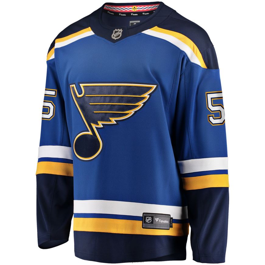 Männer NHL st Blaues Breakaway-Spielertrikot mit Louis Blues Colton Parayko Fanatics-Logo Kleidung BF680T884