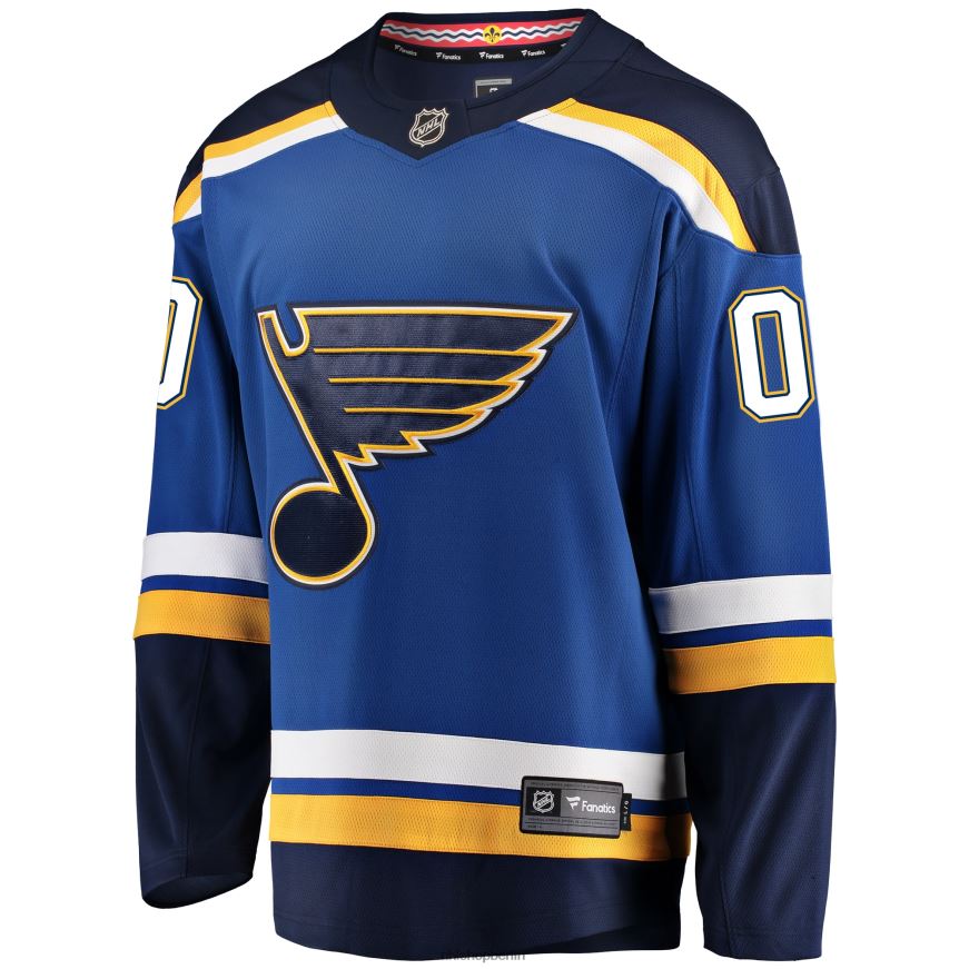 Männer NHL st Blaues Home-Breakaway-Trikot mit Louis Blues Fanatics-Logo Kleidung BF680T445