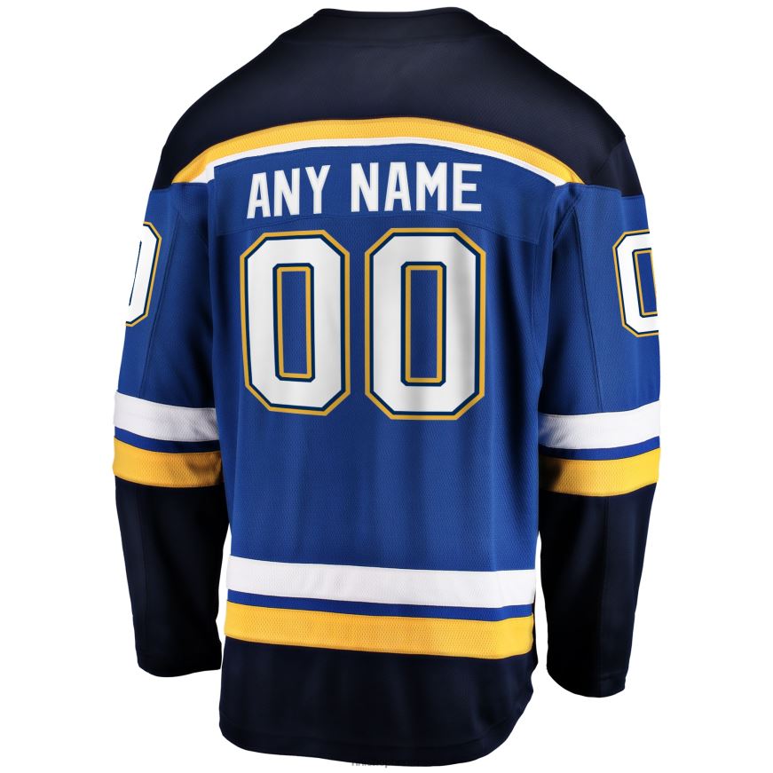 Männer NHL st Blaues Home-Breakaway-Trikot mit Louis Blues Fanatics-Logo Kleidung BF680T445