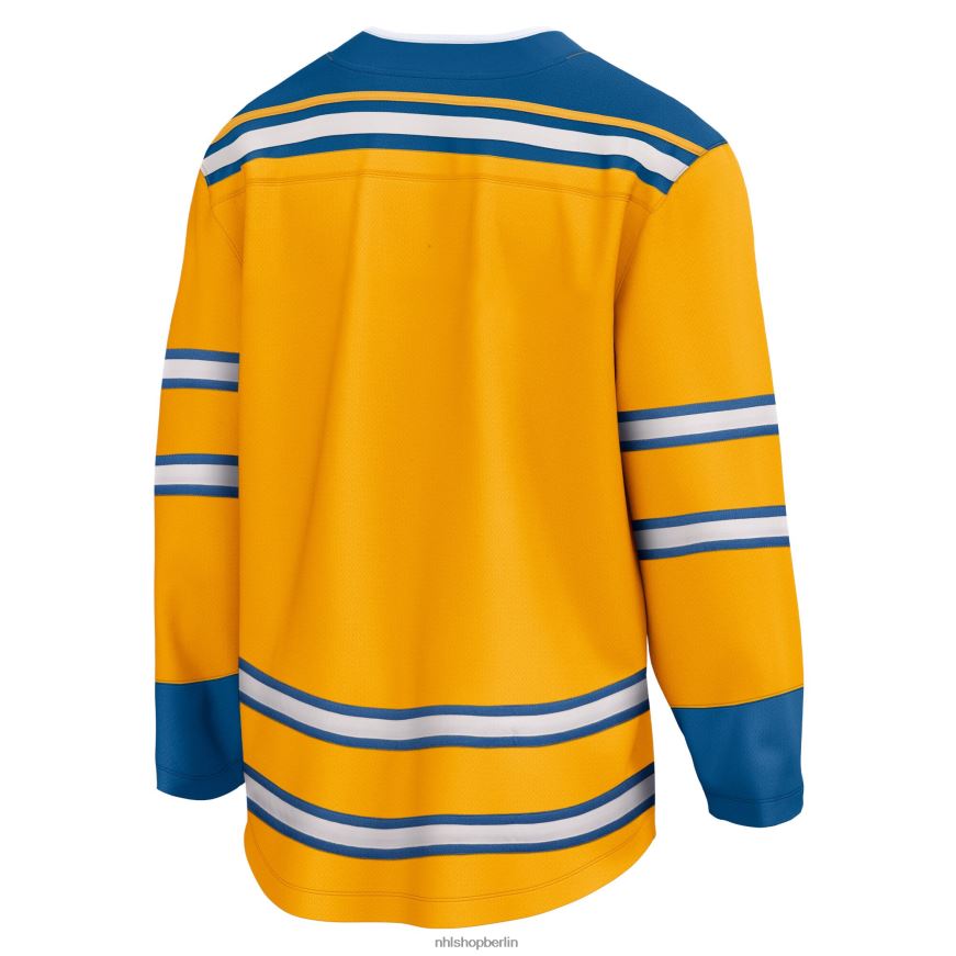 Männer NHL st Gelbes Special Edition 20 Breakaway Blanko-Trikot der Louis Blues Fanatics Kleidung BF680T404