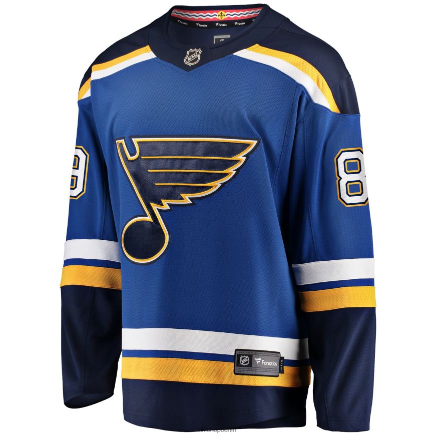 Männer NHL st Louis Blues Pavel Buchnevich Fanatics-gebrandetes blaues Home-Breakaway-Spielertrikot Kleidung BF680T934