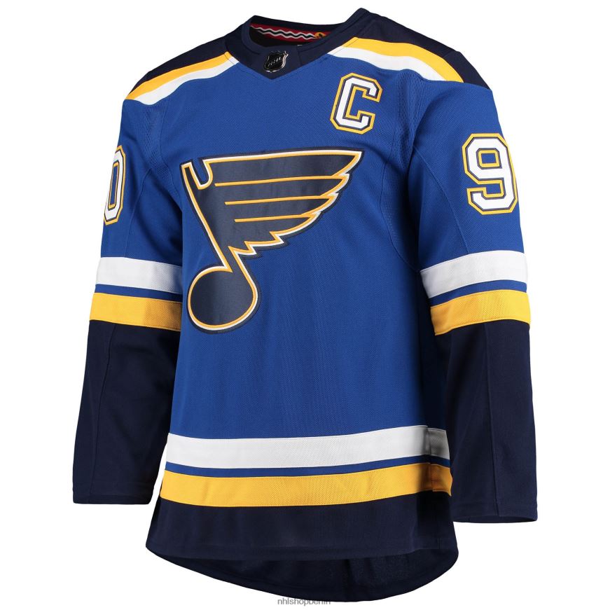 Männer NHL st Louis Blues Ryan O\Reilly adidas Blue Home Captain Patch Primegreen Authentisches Profispieler-Trikot Kleidung BF680T896