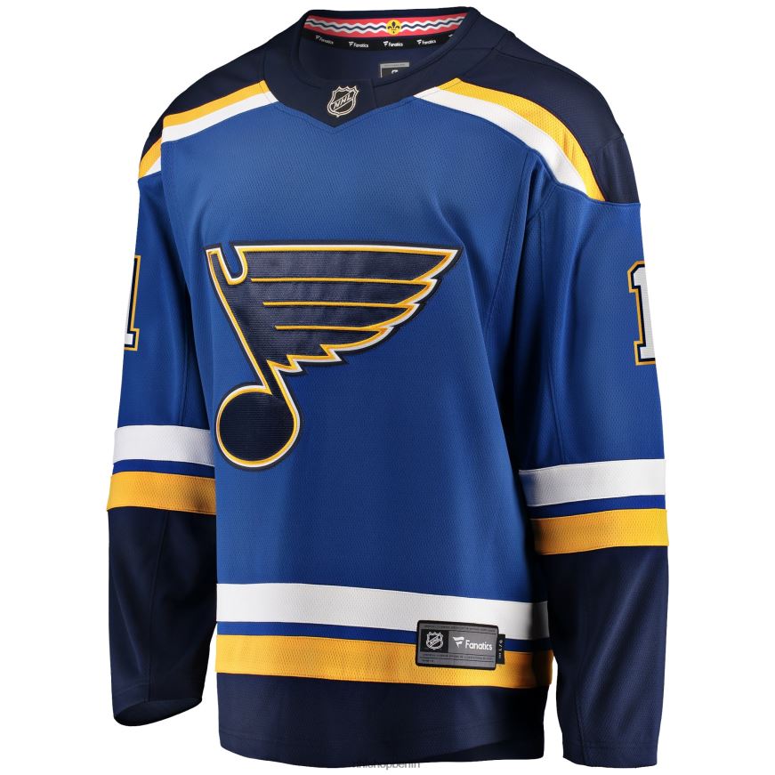 Männer NHL st Louis Blues Thomas Greiss Fanatics-gebrandetes blaues Home-Breakaway-Spielertrikot Kleidung BF680T2267