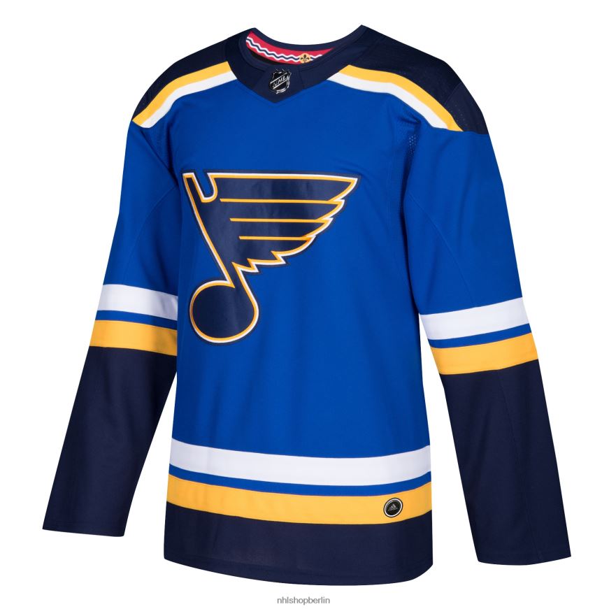 Männer NHL st Louis Blues adidas Blue Home Authentic Blank Trikot Kleidung BF680T1084