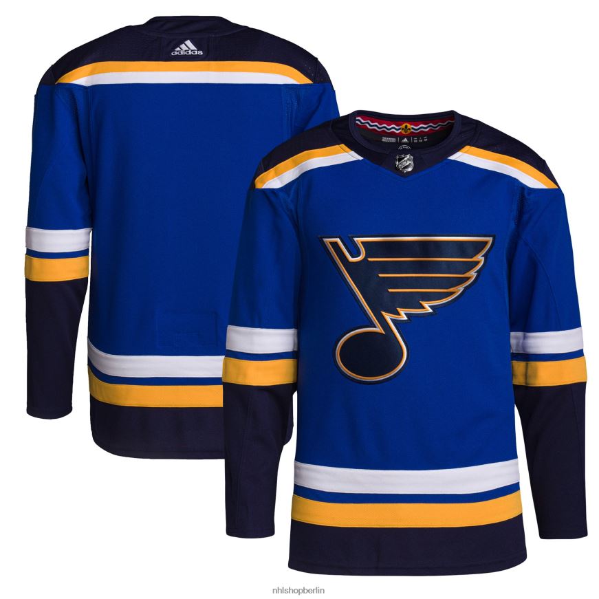 Männer NHL st Louis Blues adidas Royal Home Authentic Pro Trikot Kleidung BF680T2259