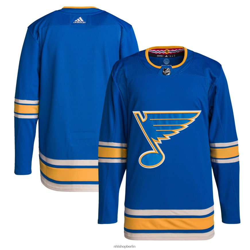 Männer NHL st Louis Blues adidas blaues alternatives authentisches Pro-Trikot Kleidung BF680T1194