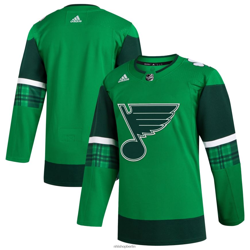 Männer NHL st adidas kelly green 2023 st Patricks Day Primegreen authentisches Trikot Kleidung BF680T439