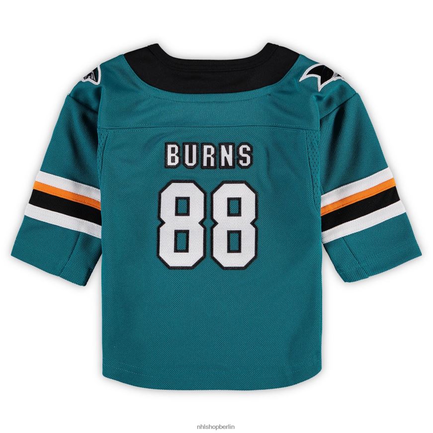 Säugling NHL Blaugrünes Premier-Heimtrikot der San Jose Sharks Brent Burns Kleidung BF680T2339