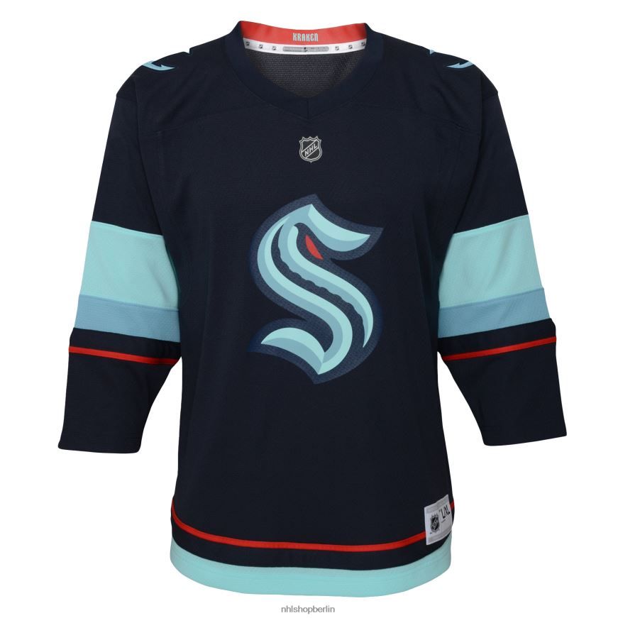 Säugling NHL Seattle Kraken Navy Home Replica Custom Trikot Kleidung BF680T518