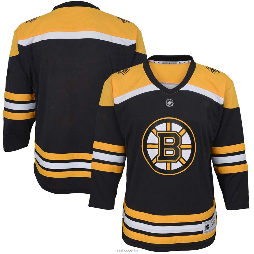 Jugend NHL Boston Bruins schwarzes Home-Replica-Trikot Kleidung BF680T704