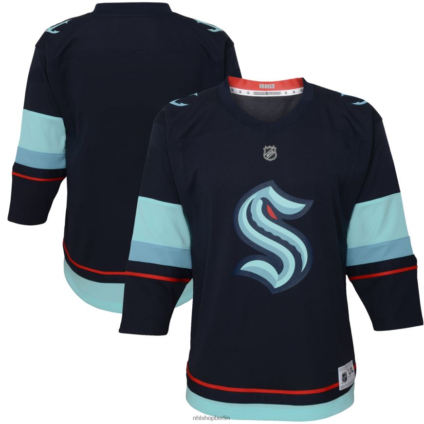 Kleinkind NHL Replika-Heimtrikot von Seattle Kraken in Marineblau Kleidung BF680T765